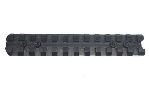 Marlin/Rossi 95 RHINO Picatinny-raili on kestävä 7075 alumiinia, 10 MOA korkeussäätö, keskusnäkökanava ja kaksinkertainen iskuvaimennus parantavat tarkkuutta.